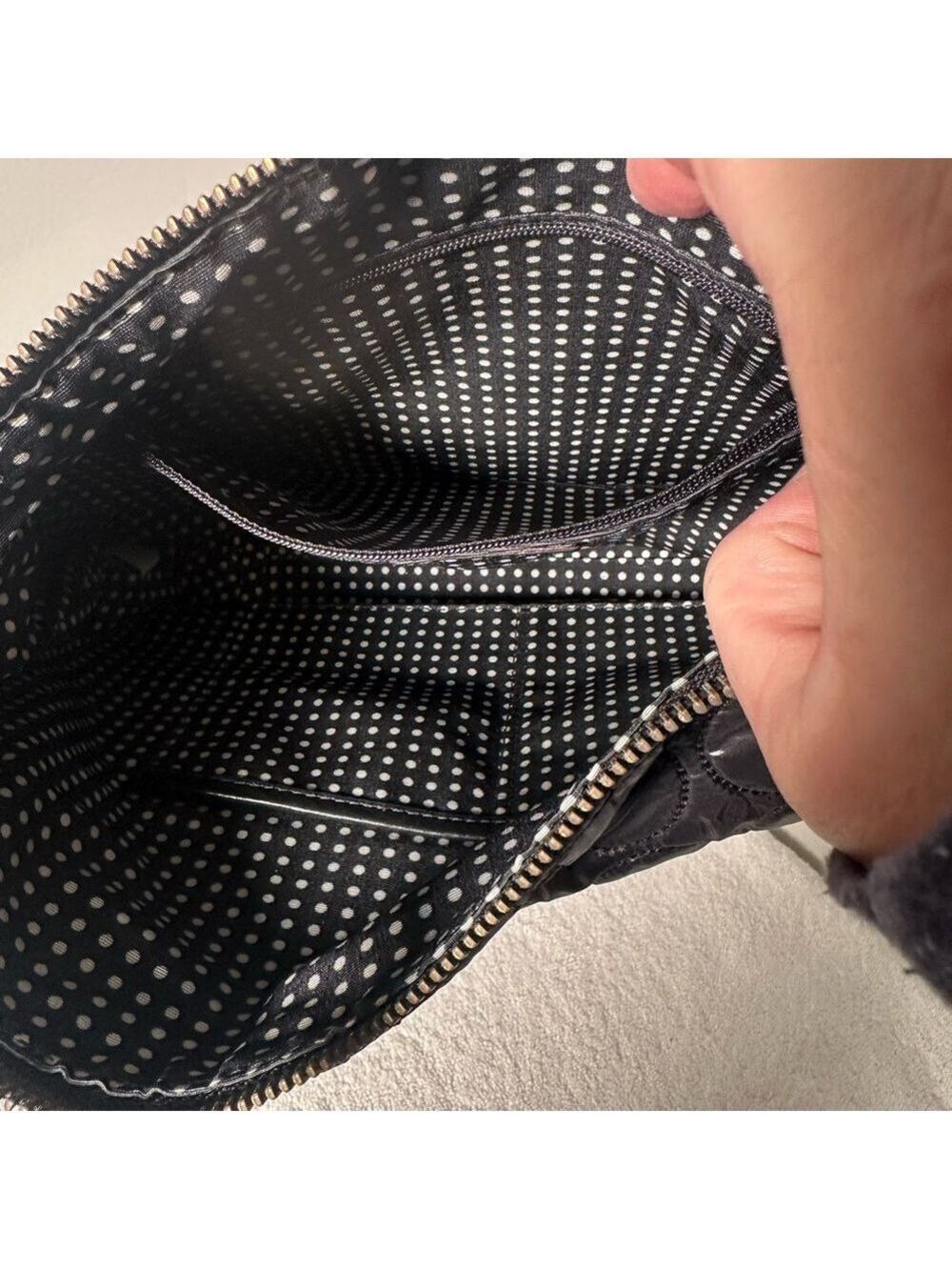 Vintage Kate Spade Black Quilted Shoulder Bag - Picture 5 of 7